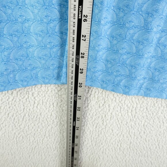 Hickey Freeman Polo Mens Large Blue Geometric Golf Performance Athletic Preppy - Picture 5 of 8